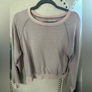MATE crew sweatshirt top pale pink size S/M